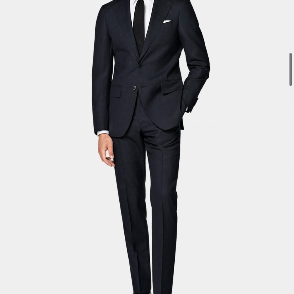 Men’s BRAND NEW SUITSUPPLY Navy Perennial Suit Sz 44R